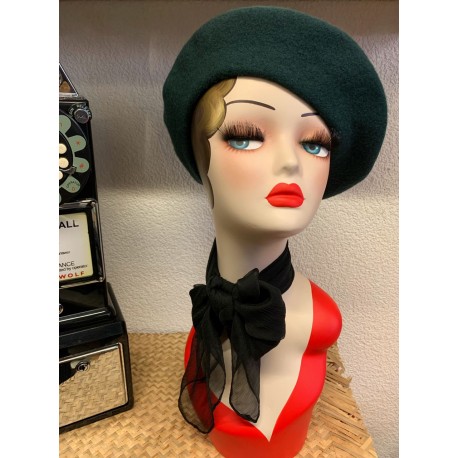 Banned Vintage Claire Beret Green