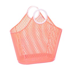 Sun Jellies Fiesta Shopper Jelly Bag Peach