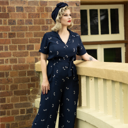 Lauren Navy Doggy Suit