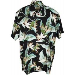 Cartagena Black Hawaiian Shirt