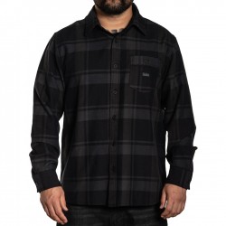 Sullen Overcast Flannel Black
