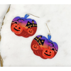 Halloween Pumpkin Earrings