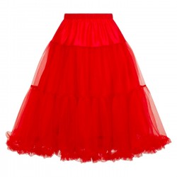 Hell Bunny Polly Petticoat Red