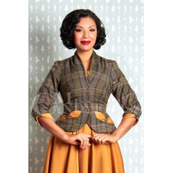 Miss Candyfloss Macy-Asparagus 1940's Blazer