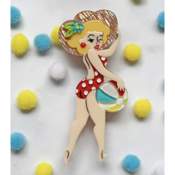 Don't Worry, Beach - Happy Brooch