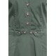 Queen Kerosin Workwear Swing Dress Kaki