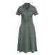 Queen Kerosin Workwear Swing Dress Kaki