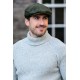 Mucros Weavers Tweed Driving Cap Green