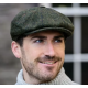 Mucros Weavers Tweed Driving Cap Green