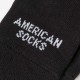 American Socks Back In Black Mid High