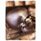 Skull Money Bank Black 
