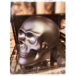 Skull Money Bank Black 