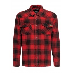 King Kerosin Acid Washed Check Shirt