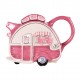 Caravan Pink Ceramic Teapot