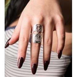 Calavera Ring Silver