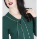 Hell Bunny Connie Sweater Green