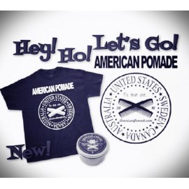 American Pomade - Tshirt Hey Ho Let's Go!